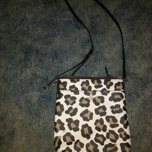 Coach ocelot crossbody